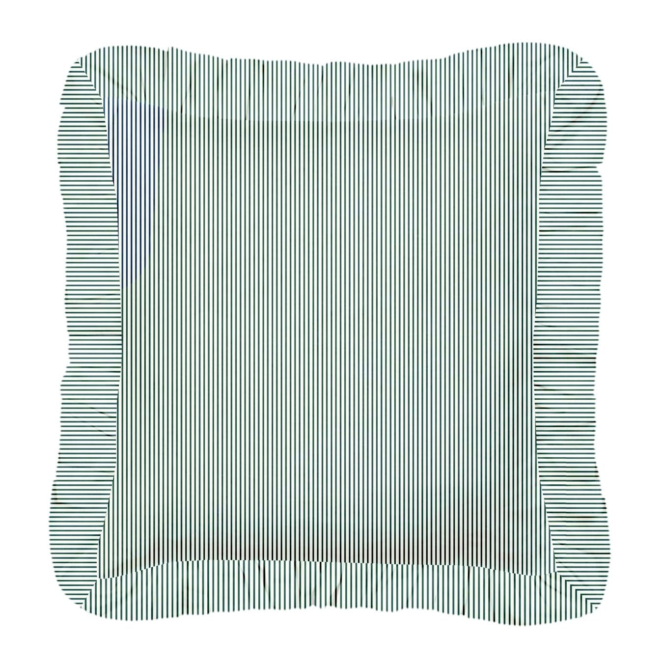 Ticking Stripe Indigo Decorative Pillow