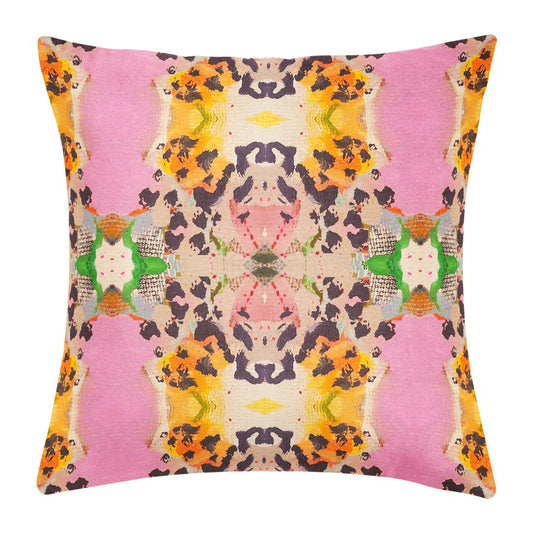 Tiger Lily Decorative Pillow by Laura Park — living room, bedroom, and sofa.