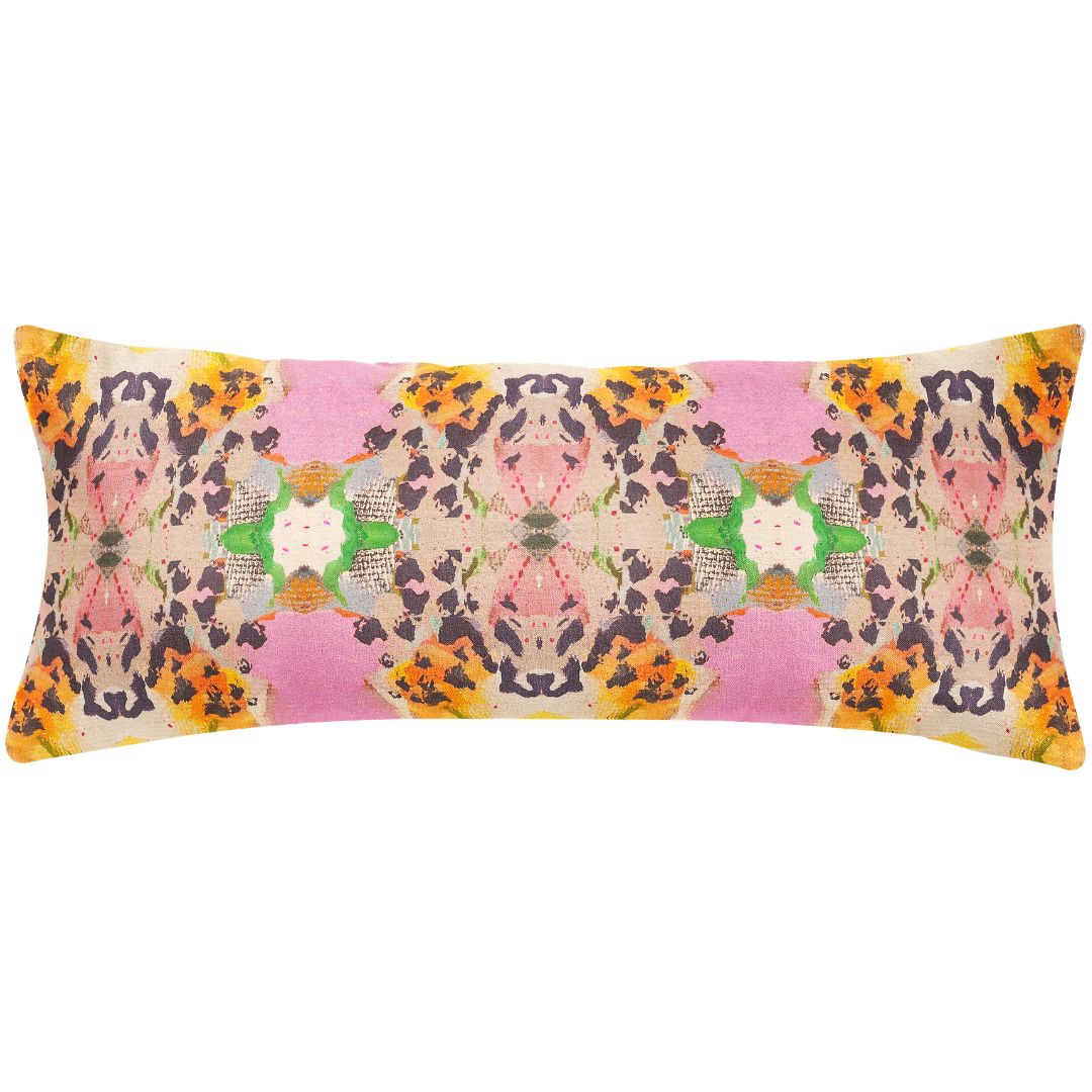 Tiger Lily Decorative Pillow by Laura Park — signature print home and lifestyle product.