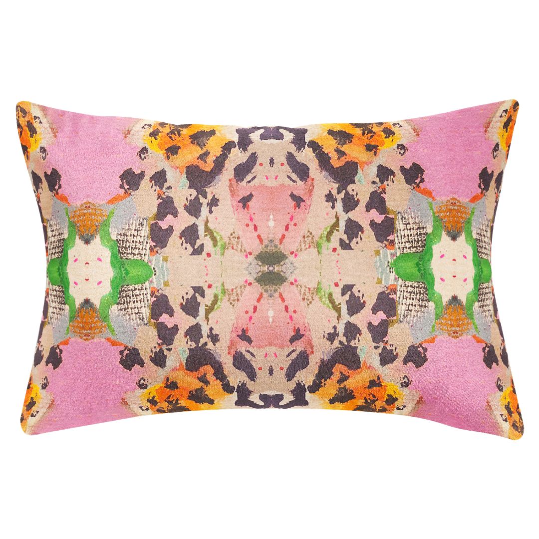 Tiger Lily Decorative Pillow by Laura Park — signature print home and lifestyle product.