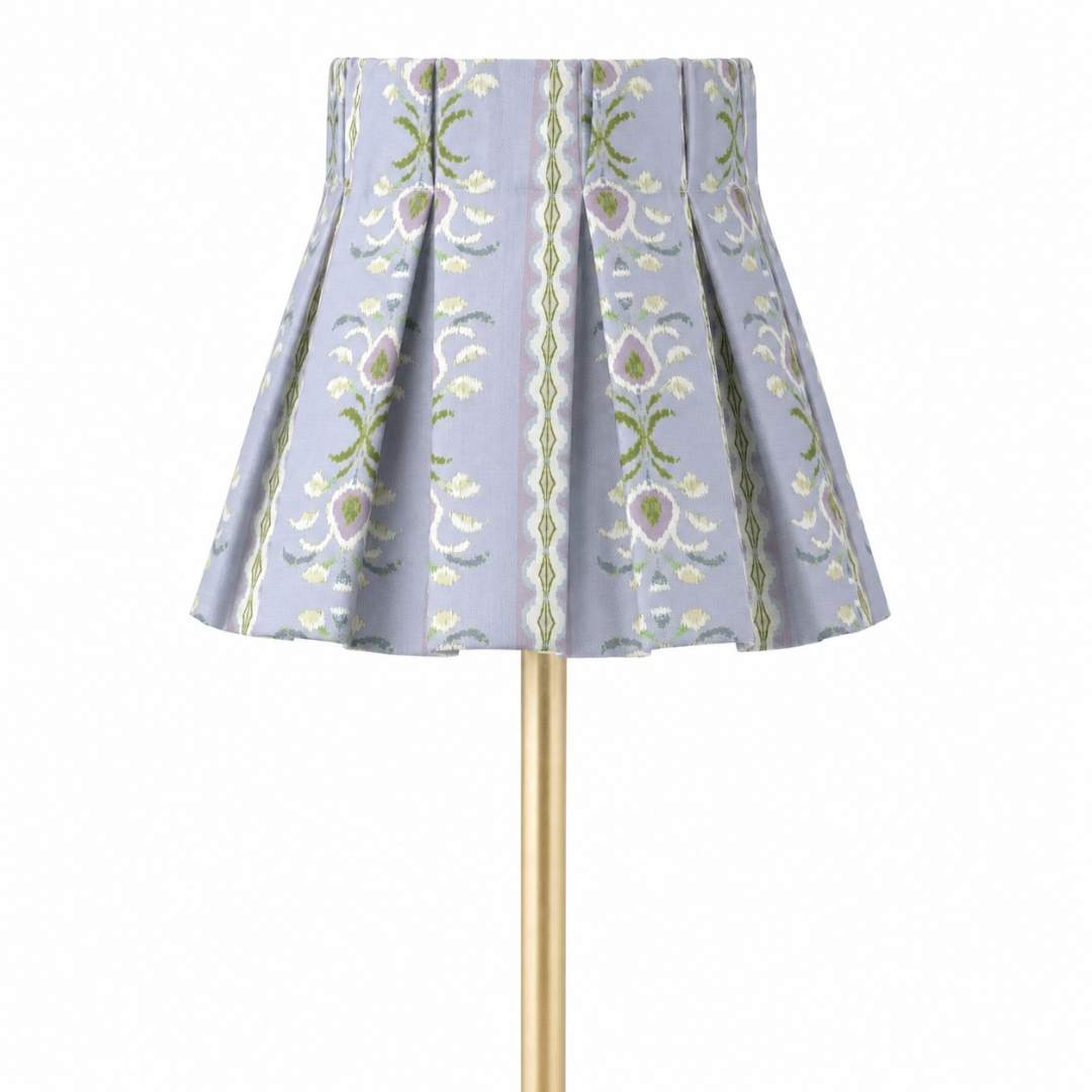 Rosemary Stripe Lavender Lampshade Cover by Laura Park — signature print home and lifestyle product.