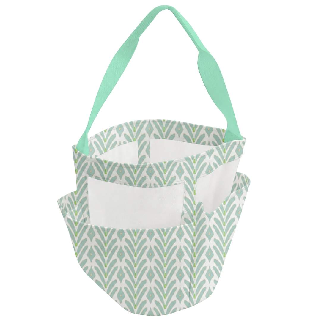 Petite Frond Mint Shower Caddy