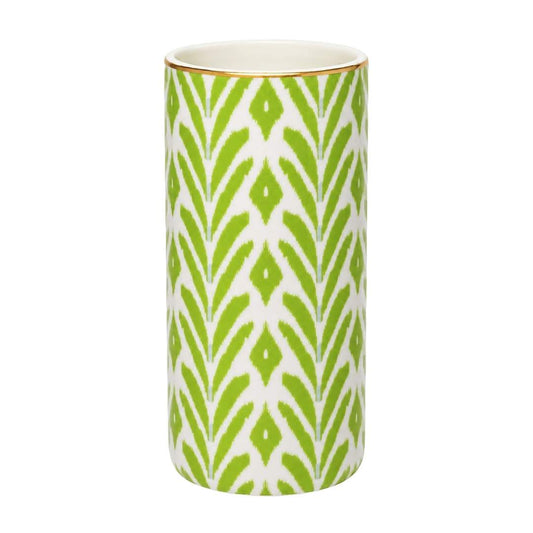 Petite Frond Green Vase by Laura Park — signature print home and lifestyle product.