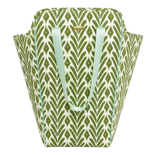 Petite Frond Green Laundry Bag by Laura Park — signature print home and lifestyle product.
