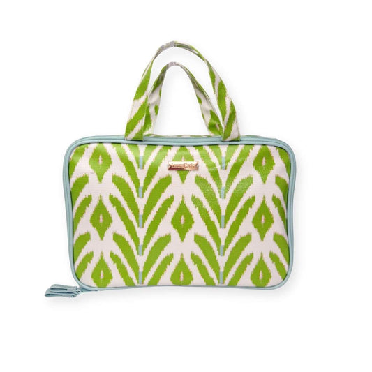 Petite Frond Green Travel Case by Laura Park — signature print home and lifestyle product.