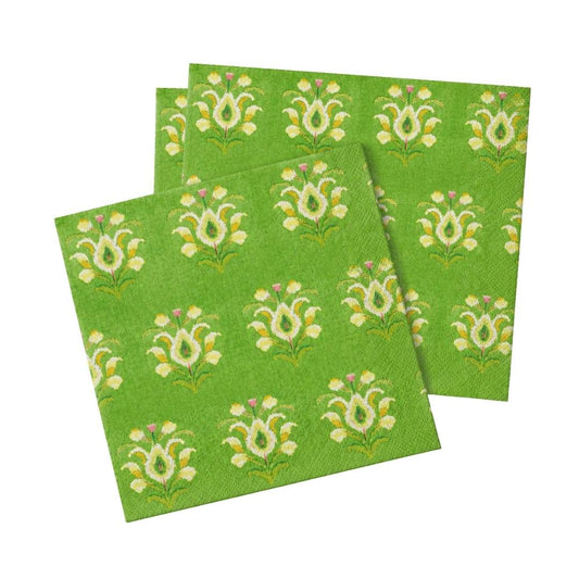 Rosemary Meadow Cocktail Napkins — colorful entertaining and tabletop for dinner parties, bar carts, and gift giving.