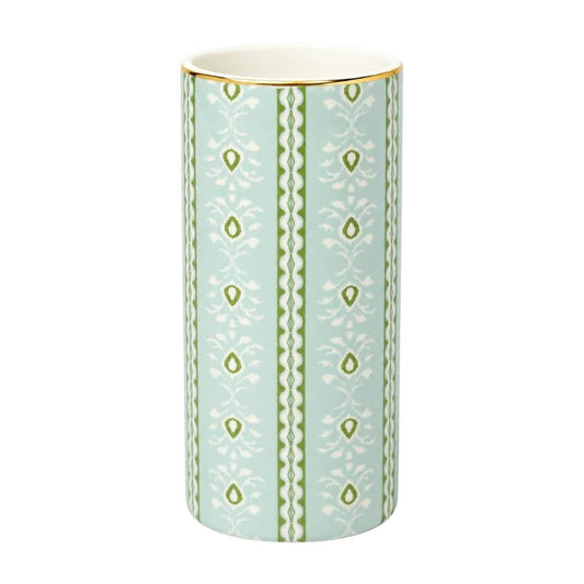 Rosemary Stripe Blue Vase by Laura Park — signature print home and lifestyle product.