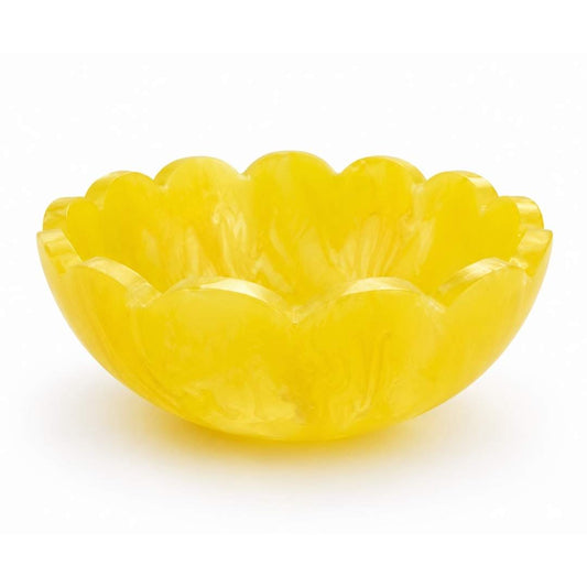 Citrine Henley Resin Snack Bowl by SumnerEdit by Laura Park — signature print home and lifestyle product.