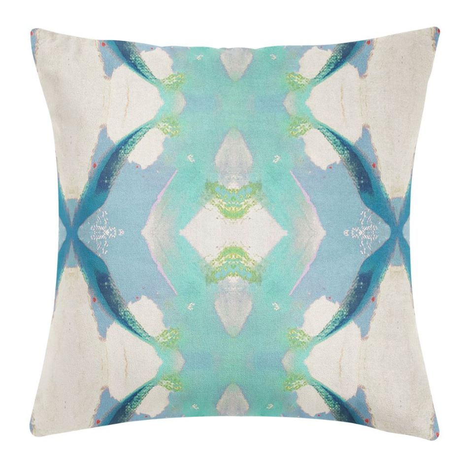 Jasmine Blue 22x22 Pillow