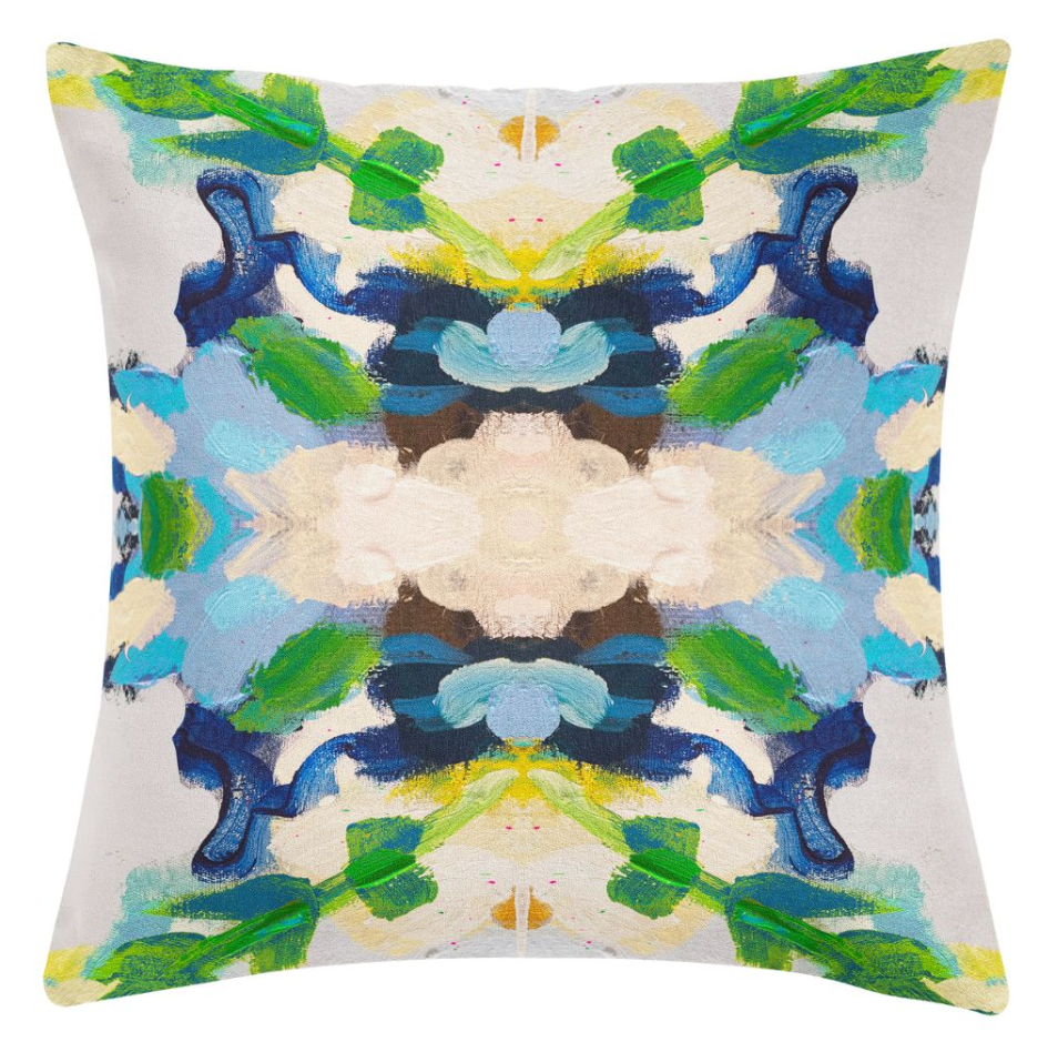 Snow Garden Decorative 22"x22" Throw Pillow