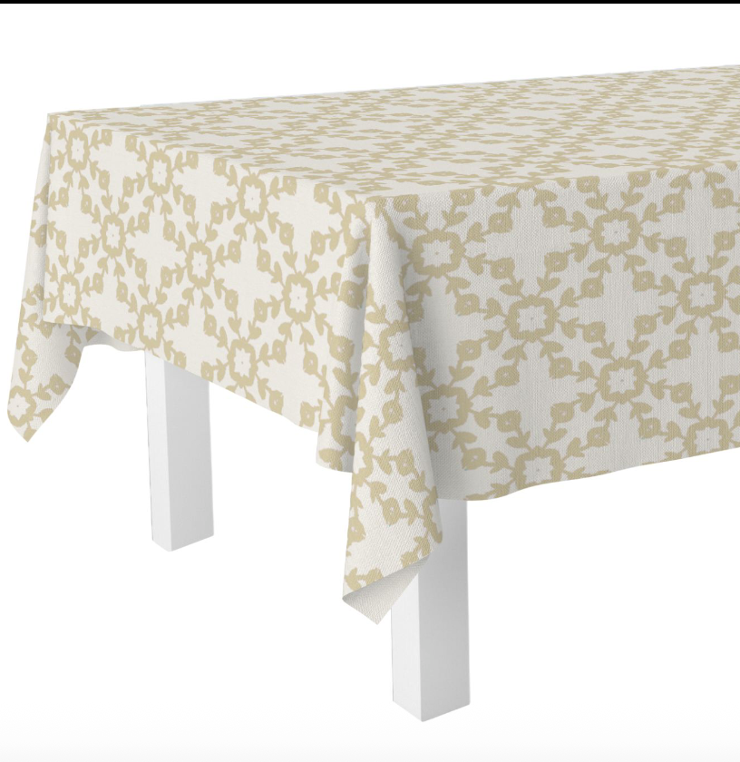 Highlands Beige Tablecloth