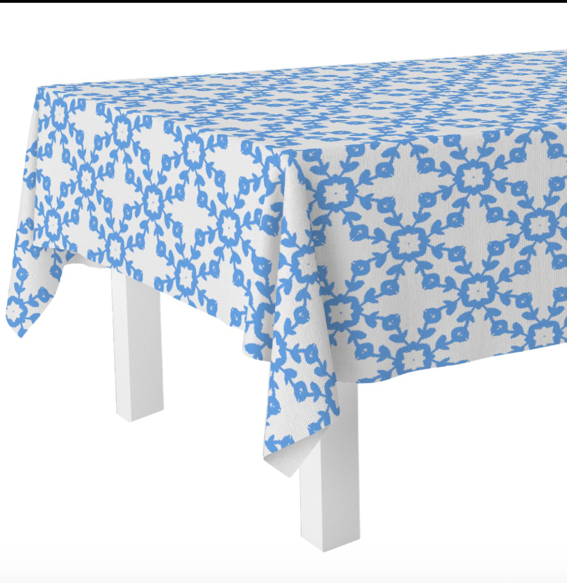 Highlands Blue Tablecloth