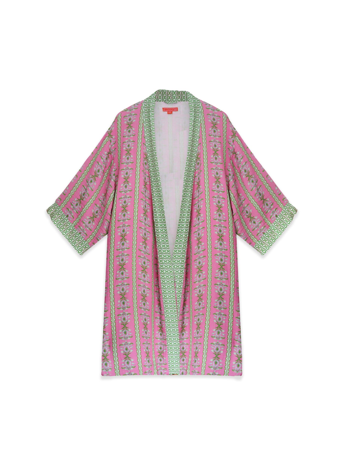 Bathrobe- Cabana Stripe Pink