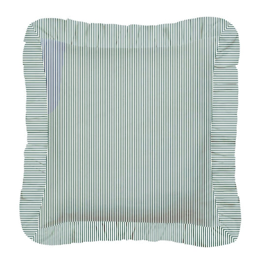 Ticking Stripe Indigo Decorative Pillow