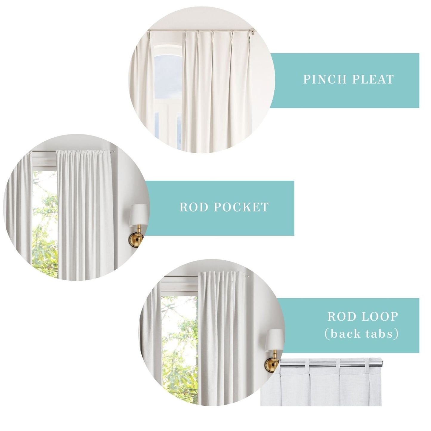 Laura Park Petal Garden Aqua curtain panel in floral motifs on a solid aqua background — dorm room essentials and home decor